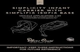 SIMPLICITY INFANT CARRIER WITH SIMPLIFIX ISOFIX 2017. 11. 7.¢  4 5   1 2 3 TT Coupe