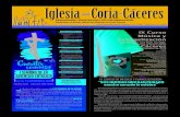 Iglesia en Coria-Cá · PDF file 2018. 11. 1. · Iglesia en Coria-Cáceres SEMANARIO DIOCESANO DE INFORMACIÓN Suplemento al Boletín Oficial del Obispado de Coria-Cáceres / N.º