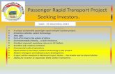 Transport Rapid Passenger Sustainable Project Seeks Investors