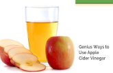 Genius Ways to Use Apple Cider Vinegar