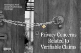 Privacy Concerns related to Verifiable Claims