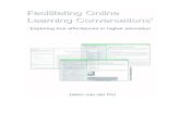 Facilitating online learning conversations ... Van der Pol, J. Facilitating online learning conversations