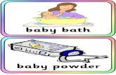 babyshopitems - Instant Display Teaching Resources baby bath baby bath baby powder baby bath baby powder