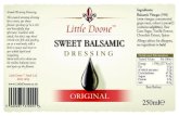 Ingredients: Award Winning Dressing Balsamic Vinegar ... · PDF file Balsamic Vinegar (59%) (wine vinegar, concentrated grape must, colour (caramel)) (contains sulphites), Raw Chocolate