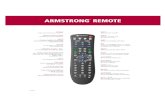 QUICK START GUIDE QUICK START GUIDE. ARMSTRONG POWER Turns selected device "on/off " DEVICE SELECTORS