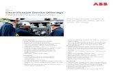 Electrification Service Offerings ABB Electrification Business ... Electrification Service Offerings