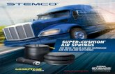SUPER-CUSHION AIR SPRINGS Super-Cushion air springs for trucks, trailers buses, and cab & seat springs