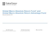 Global Macro Absolute Return Fund* and Global Macro Absolute Return Fund * and Global Macro Absolute Return Advantage Fund *As of 10/1/2010, the Fund is closed to new investors.