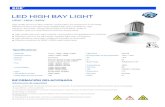 LED HIGH BAY LIGHT LED HIGH BAY LIGHT High quality aluminum alloy material, cooling effect, the appearance