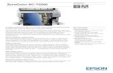 DATASHEET SureColor SC-  SC-T5200 DATASHEET A highly productive 36-inch printer that combines performance, quality and value to save you time and money The SureColor SC-T5200