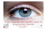 From Augmented Reality apps to Augmented Worlds