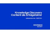 Knowledge Discovery: Content als Erfolgsfaktor  | ECM-Forum auf der CeBIT 2014