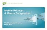 Mobile Privacy Consumer Survey Results by Harris Interactive & TRUSTe