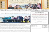 KLAMATH NEWS Page 1, Klamath News Apr 06, 2016 ¢  Page 1, Klamath News 2010 The Klamath Tribes, P.O
