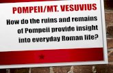 WAS POMPEII THE WORST VOLCANIC DISASTER EVER? 1. City of Pompeii ¢â‚¬¢ Next to Mt. Vesuvius (volcano)