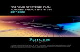 FIVE YEAR STRATEGIC PLAN RUTGERS ENERGY INSTITUTE rei. students, post-doctoral fellows, and visiting