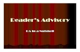 Reader's Advisory Recap & Genres