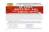 CAMP BABCOCK-HOVEY · PDF file Section Conclave at Camp Babcock-Hovey June 2-4, 2017 Raccoon Work Weekend at Camp Babcock-Hovey June 16-18th, 2017 Donor Spotlight James (Jim) Waldorf