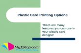 Plastic Card Features & Options