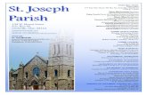 St. Joseph PASTORAL TEAM: Parish Office Parish 27/09/2020 ¢  St. Joseph Parish PASTORAL TEAM: Parish