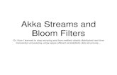 Akka Streams and Bloom Filters Akka Streams and Bloom Filters Or: How I learned to stop worrying and