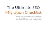 The Ultimate SEO Migration Checklist by WeMoveWP