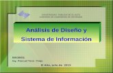 Analisis Diseno y Sistema Informacion