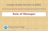 Role of Manager in LeSS (Large-Scale Scrum)
