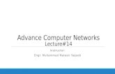 Advance Computer Networks Lecture#14 Instructor: Engr. Muhammad Mateen Yaqoob