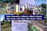 How Genetics Affects What Plants We Grow and How We Grow Them