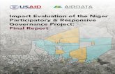 Impact Evaluation of the Niger Participatory & Responsive Governance Project: Final 2020. 8. 31.آ  Governance