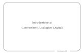Elettronica LD Introduzione ai Convertitori Analogico-Digitali