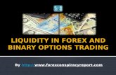 Liquidity in Forex and Binary Options Trading