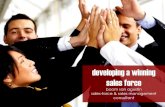 Developing a Winning Sales Force