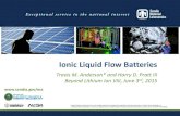 Ionic Liquid Flow Batteries . Anderson...¢  2015. 7. 1.¢  Ionic Liquids . Ionic liquids are solvents