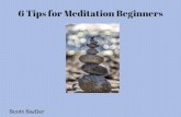 6 Tips for Meditation Beginners