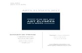 ARTS ELYSEES 2017 - Galerie des ARTS ELYSEES 2017 DOSSIER DE PRESSE L£â€”exposition aura lieu : Du 5.10