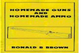 Homemade Guns and Homemade Ammo - Ronald Brown - Loom Panics