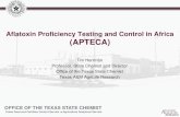 Aflatoxin Proficiency Testing and Control in Africa (APTECA) Aflatoxin Proficiency Testing and Control