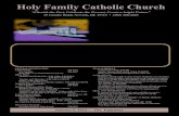 Holy Family Catholic Holy Family January 6...آ  2019. 1. 6.آ  Holy Family Catholic Church â€œCherish