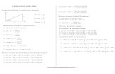 TRIGONOMETRI (Kompetensi 4) -  KomPersamaan dan pertidaksamaan Trigonometri 1. Persamaan Rumus umum penyelesaian persamaan trigonometri ... Contoh Soal : Soal-soal UN2010