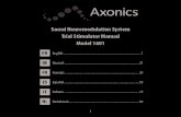 Sacral Neuromodulation System Trial Stimulator Manual ... · PDF file The Trial Stimulator contains battery chemicals that could cause severe burns if the case were ruptured or pierced.