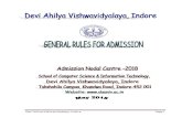 Devi Ahilya Vishwavidyalaya, Indore Page 1 Devi Ahilya Vishwavidyalaya, Indore Page 5 Vice-chancellor¢â‚¬â„¢s