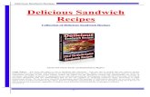 Delicious Sandwich Recipes Delicious Sandwich Recipes · PDF file 2020. 4. 16. · Delicious Sandwich Recipes - 1 - Delicious Sandwich Recipes Collection of Delicious Sandwich Recipes