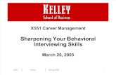 Behavioral Interviewing Skills 2005