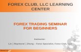 English Version Forex Intro Seminar