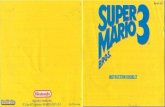 Super Mario Bros. 3 - Nintendo NES - Manual