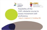 Feasibility of the CAPL Obstacle Course to Assess Movement Skill Proficiency