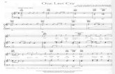 Brian McKnight-One Last Cry-SheetMusicDownload