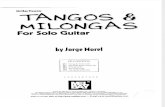 Jorge Morel Tangos&Milongas for Solo Guitar